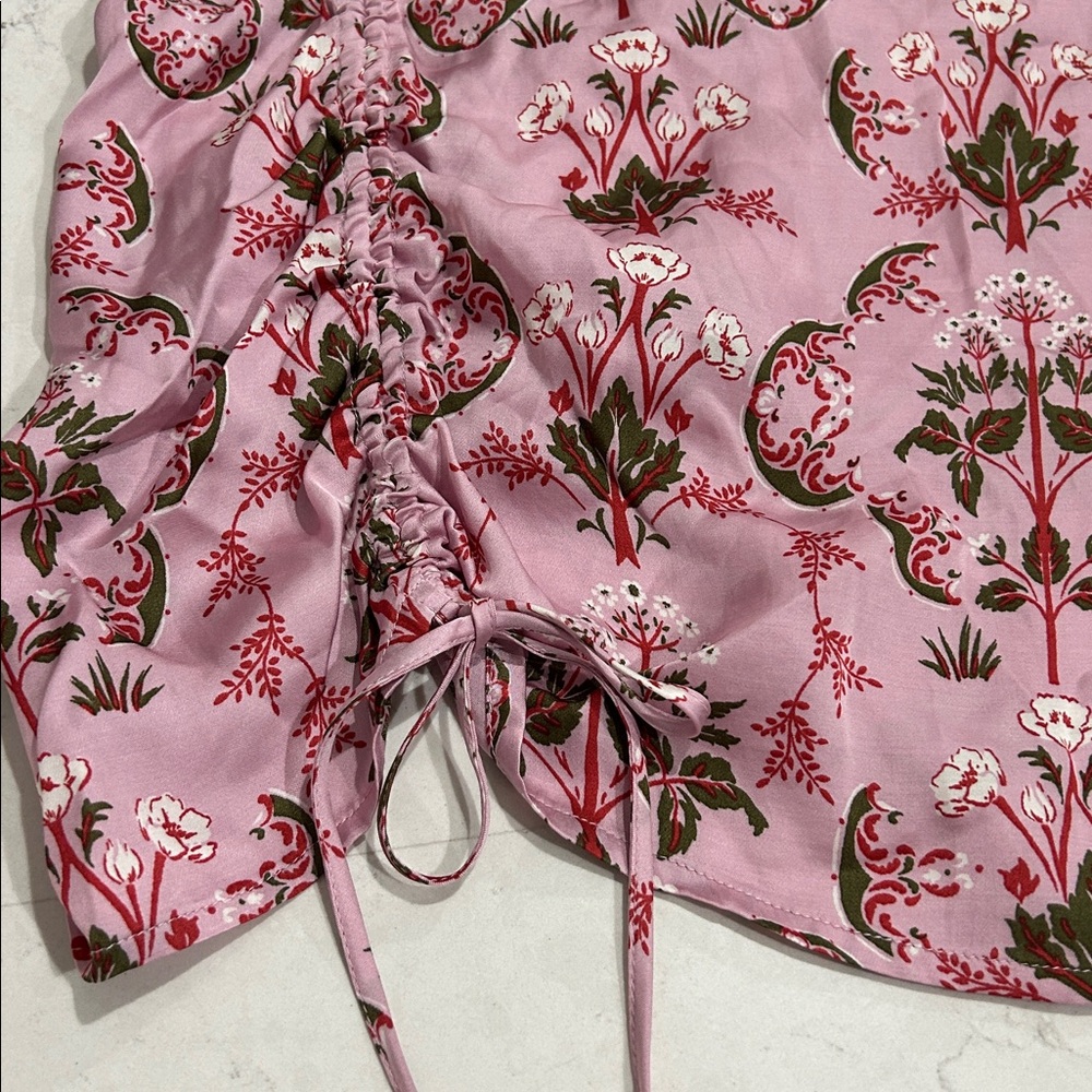 Anthropologie Silky Wide Leg Harem Pants Pajama Loungewear Bottoms Size XS - Picture 8 of 12